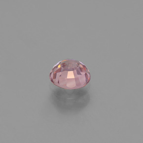 Zircone naturale rosa da 0,64 ct, taglio rotondo, VVS-VS