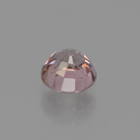 Zircone Rosa rosa naturale da 0.98 ct, Taglio rotondo, VVS-VS