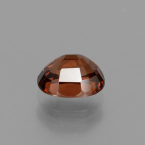 Zircone naturale arancione da 1,26 ct, taglio ovale, VS