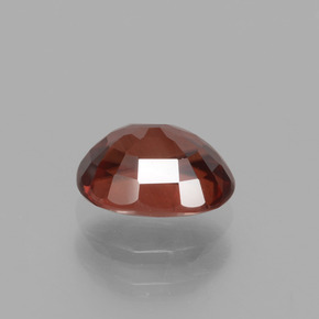 Zircone naturale arancione da 1,37 ct, taglio ovale, VVS