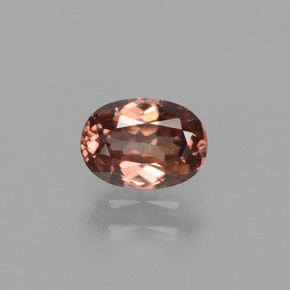 Zircone Rosa rosa naturale da 1.18 ct, Taglio ovale, VVS