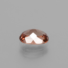 Zircone Rosa rosa naturale da 1.18 ct, Taglio ovale, VVS