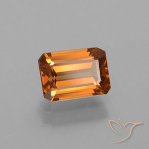 Zircone Arancione marroncino naturale da 1.79 ct, Ottagonale / Taglio smeraldo, VS