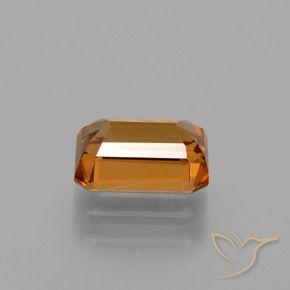 Zircone Arancione marroncino naturale da 1.79 ct, Ottagonale / Taglio smeraldo, VS