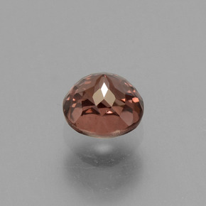 Zircone naturale rosa da 0,71 ct, taglio rotondo, VS
