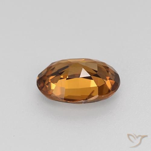Zircone Marrone arancio naturale da 1.86 ct, Ovale, VS