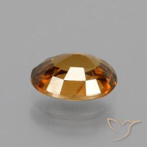 Zircone Arancio Terra naturale da 1.83 ct, Ovale, VS