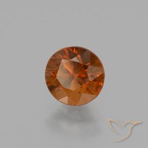 Zircone Arancione Ambra naturale da 1.69 ct, Rotondo, VS