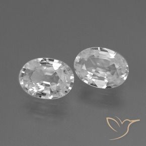 Gemme di Zircone Bianco naturale da 2.03 ct, Ovale, VS