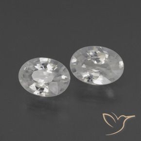Gemme di Zircone Bianco naturale da 2.17 ct, Ovale, VS