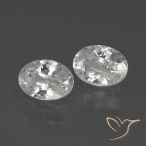 Gemme di Zircone Bianco naturale da 2.36 ct, Ovale, VVS