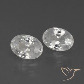 Gemme di Zircone Bianco naturale da 2.54 ct, Ovale, VS