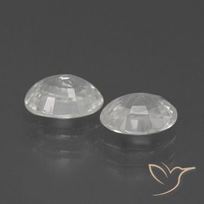 Gemme di Zircone Bianco naturale da 2.54 ct, Ovale, VS