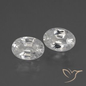 Gemme di Zircone Bianco naturale da 2.52 ct, Ovale, VS