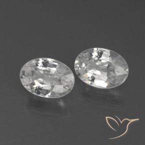 Gemme di Zircone Bianco naturale da 2.06 ct, Ovale, VS