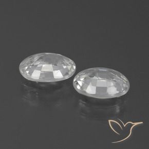 Gemme di Zircone Bianco naturale da 2.30 ct, Ovale, VS