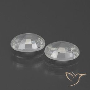 Gemme di Zircone Bianco naturale da 2.63 ct, Ovale, VS