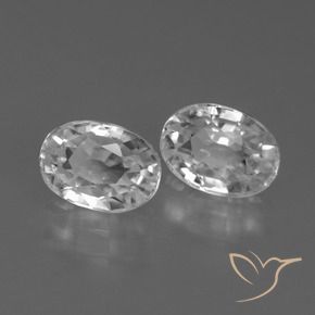 Gemme di Zircone Bianco naturale da 2.80 ct, Ovale, VS