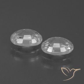 Gemme di Zircone Bianco naturale da 2.69 ct, Ovale, VVS