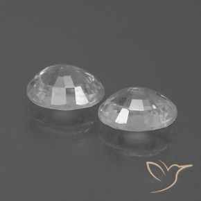 Gemme di Zircone Bianco naturale da 2.88 ct, Ovale, VS