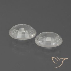 Gemme di Zircone Bianco naturale da 2.76 ct, Ovale, VS