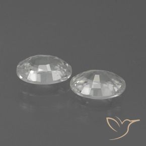 Gemme di Zircone Bianco naturale da 2.41 ct, Ovale, VVS