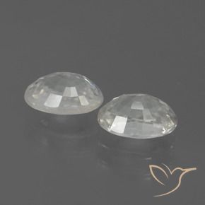 Gemme di Zircone Bianco naturale da 2.78 ct, Ovale, VS