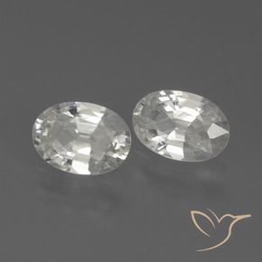 Gemme di Zircone Bianco naturale da 2.10 ct, Ovale, VS