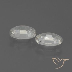 Gemme di Zircone Bianco naturale da 2.10 ct, Ovale, VS