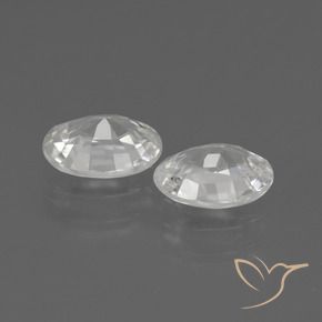Gemme di Zircone Bianco naturale da 2.06 ct, Ovale, VS