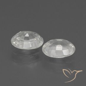Gemme di Zircone Bianco naturale da 2.56 ct, Ovale, VS