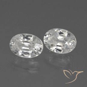Gemme di Zircone Bianco naturale da 2.69 ct, Ovale, VS