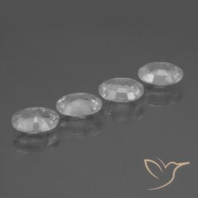 Gemme di Zircone Bianco naturale da 4.43 ct, Ovale, VS