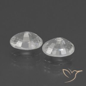 Gemme di Zircone Bianco naturale da 2.65 ct, Ovale, VS