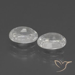 Gemme di Zircone Bianco naturale da 2.80 ct, Ovale, VVS