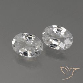 Gemme di Zircone Bianco naturale da 2.31 ct, Ovale, VS