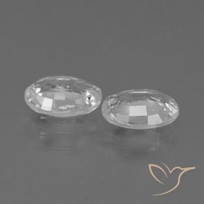 Gemme di Zircone Bianco naturale da 2.16 ct, Ovale, VS