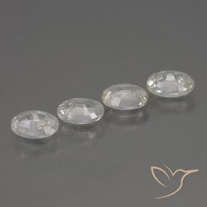 Gemme di Zircone Bianco naturale da 4.34 ct, Ovale, VS