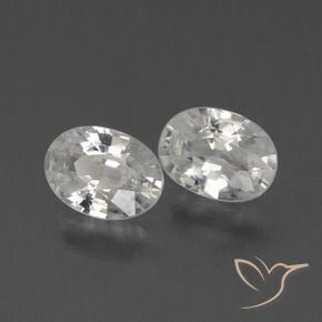 Gemme di Zircone Bianco naturale da 2.31 ct, Ovale, VS