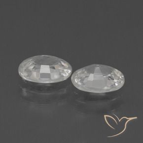 Gemme di Zircone Bianco naturale da 2.31 ct, Ovale, VS