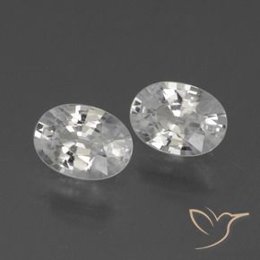 Gemme di Zircone Bianco naturale da 2.32 ct, Ovale, VVS