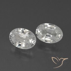 Gemme di Zircone Bianco naturale da 2.46 ct, Ovale, VS