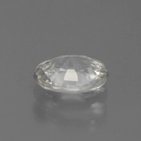 Zircone naturale bianco da 1,01 ct, taglio ovale, VS