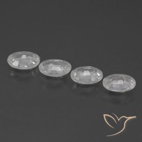 Gemme di Zircone Bianco naturale da 3.94 ct, Ovale, VS