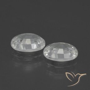 Gemme di Zircone Bianco naturale da 2.52 ct, Ovale, VVS