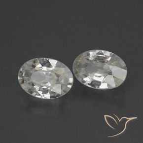 Gemme di Zircone Bianco naturale da 2.24 ct, Ovale, VS