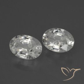 Gemme di Zircone Bianco naturale da 2.49 ct, Ovale, VS