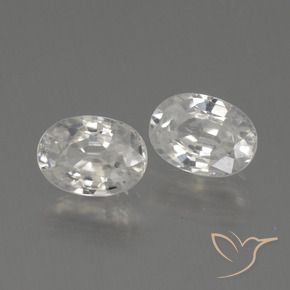 Gemme di Zircone Bianco caldo naturale da 2.42 ct, Ovale, VS