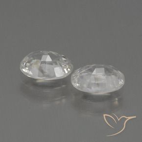 Gemme di Zircone Bianco caldo naturale da 2.42 ct, Ovale, VS