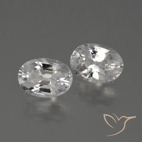 Gemme di Zircone Bianco caldo naturale da 2.47 ct, Ovale, VVS